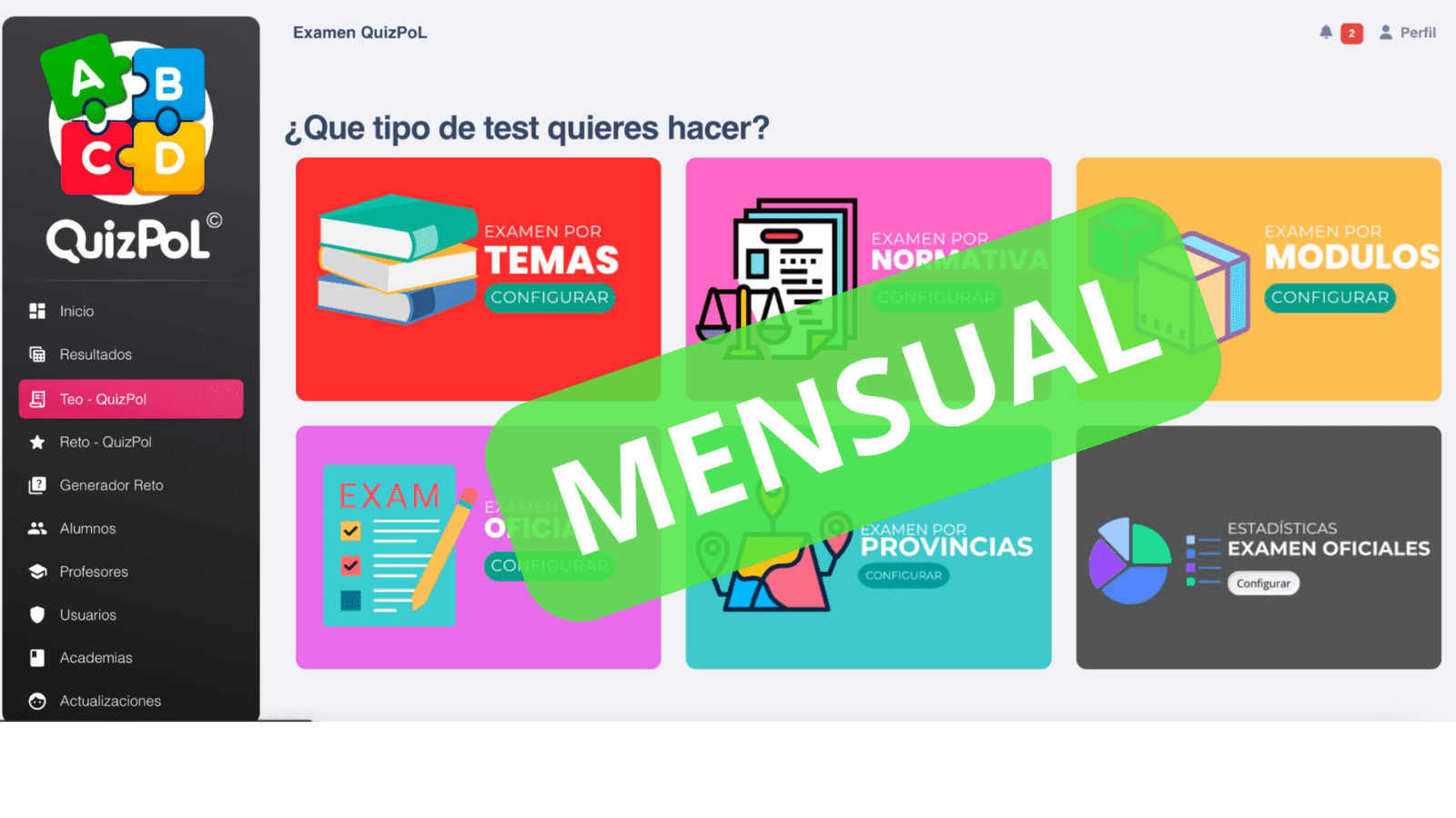 Suscripción Mensual  QuizPoL (LITE)