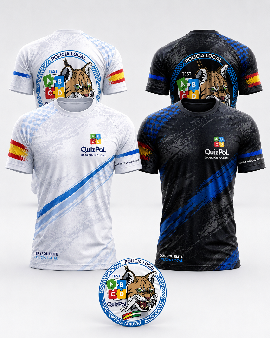 Pack QuizPoL: 2 Camisetas + Parche de Regalo
